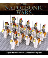 The Napoleonic Wars Mounted French Cuirassiers Army Set 22 Minifigures Lot - $29.68