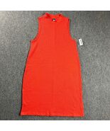 Old Navy Dress Womens Extra Large Orange Shirt Blouson Shift Cotton Blen... - $27.90 CAD