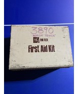 Vintage Msco Uni/Flex Division First Aid Kit Metal Latching Box Contents... - $34.64