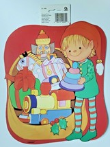 1990&#39;s Amscan Christmas Scene Wall Hanging Decoration 12&quot; x 10&quot; New - £11.57 GBP