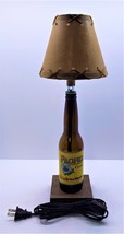 Complete Package Pacifico Beer Bottle TABLE LAMP Candelabra Bulb &amp; Laced Shade - £43.79 GBP