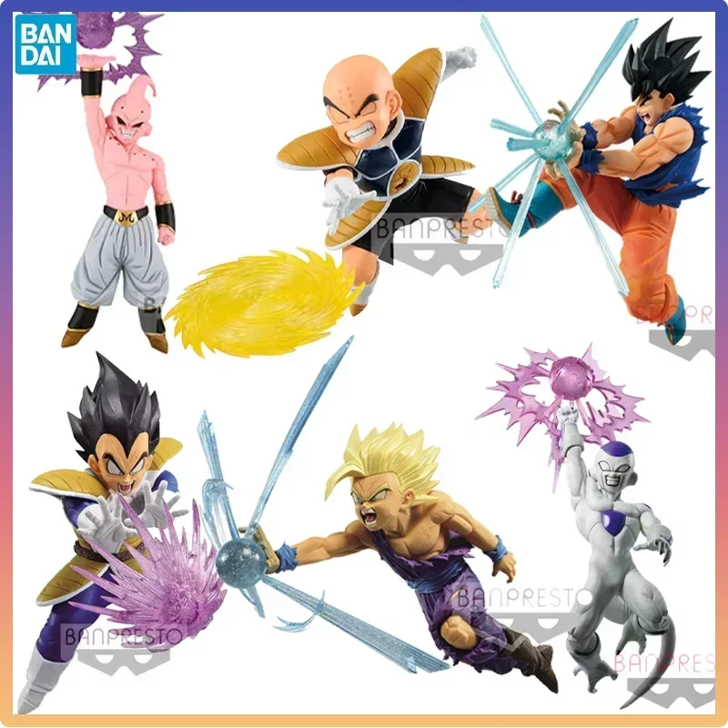 Genuine Bandai Original Dragon Ball Z Figures Son Goku Vegeta Majin Buu Frieza - £43.49 GBP+