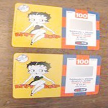 2 ricarica TIM Betty Boop validità 03 06 2002 110000 - $15.52