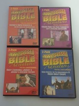 Lot Of 4 Awesome Bible Adventures DVDs - Noah - Moses - Samson - Fiery Furnace - £17.32 GBP