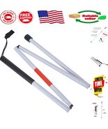 Lightweight Folding Walking Cane for the Visually Impaired - 124 cm Safe... - $350.07 MXN