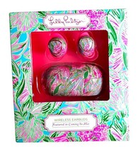 NIB Lilly Pulitzer Wireless Bluetooth Earbuds Coming In Hot Colorful Vib... - $80.93