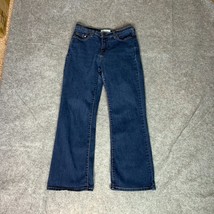 Levis Women Jeans 10 Blue Bootcut Denim Pant Perfectly Slimming Western 512 - $17.98