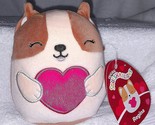Squishmallows Regina the Corgi Dog with Furry Heart 5&quot; NWT - £9.98 GBP