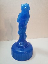 Mirror Images by Imperial Venus Rising Flower Figurine in Glossy Blue 1981 - £33.27 GBP