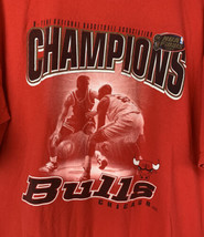 Vintage Chicago Bulls T Shirt 1998 NBA Finals Jordan Pippen NBA Mens XL 90s - £32.06 GBP