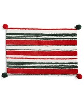 Martha Stewart Collection Candy Stripe 20 X 30 Bath Rug - £23.67 GBP