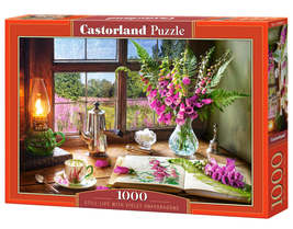 1000 Piece Jigsaw Puzzle, Still Life with Violet Snapdragons, Classic interior,  - £14.90 GBP