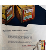 1947 Ethyl Gas Advertisement Gasoline And Oil Gs Pump Vintage DWWW6 - €26,01 EUR