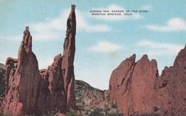 Manitou Springs Colorado CO Hidden Inn Garden of the Gods Postcard D13 - £2.39 GBP