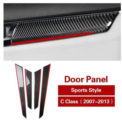 Ss w204 interior decoration moulding carbon fiber seat adjust button decals car sticker thumb200