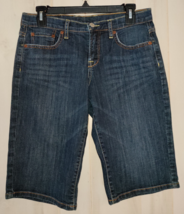 EXCELLENT WOMENS LUCKY BRAND &quot;EASY RIDER BERMUDA&quot; DENIM SHORT  SIZE 6/28 - £25.61 GBP