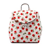 Kate Spade Lizzie Medium Festive Rosette Leather Flap Backpack Rose Print - £127.09 GBP