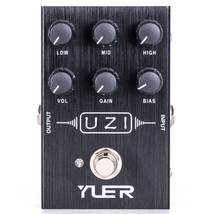 Yuer Uzi Distortion Electric Guitar Effects Pedal True Bypass YF-35 ✅New - £31.91 GBP