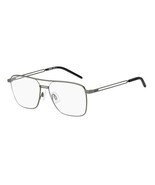 Hugo HG 1145 0SVK 00 Matte Ruthenium Black 56mm Eyeglasses New Authentic - $1,440.43 MXN