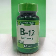 Natures Truth Vitamin B12 500 mcg 60 Tablets EXP 4/2026 Gluten Free Non GMO - $145.08 MXN