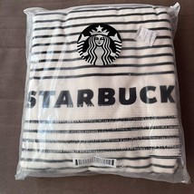 New Korea Starbucks Summer Black Stripe Cozy Pool Hoodie Terry Cloth Cov... - €103,73 EUR