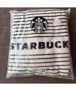 New Korea Starbucks Summer Black Stripe Cozy Pool Hoodie Terry Cloth Cov... - $2,203.87 MXN