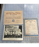 Vintage Oldsmobile Certificate Hydra-matic Master Mechanic w/ Photo 1948 - $23.87