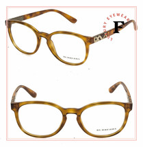 BURBERRY BE2241F Brown Havana Eyeglasses RX Optical Check Plaque Frame 5... - £75.59 GBP