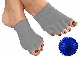 HuaQi Yoga Socks Toeless Pilates Gym Grip Non Skid Non Slip Socks, Half-Toe Sock - £23.61 GBP