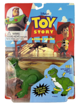 New Vtg Action Figure Rex Toy Story Movie w/ Clamping Jaws &amp; Moving Legs Nip New - £7.94 GBP