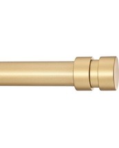 BRIOFOX Gold Adjustable Modern Curtain Rods 1 Inch for Windows 28 to 48 ... - £29.95 GBP
