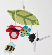 Ikea LEKA Baby Mobile Butterfly Bee Flower Dragonfly Spider 501.767.61 - $17.81