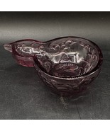 Tittot Amethyst Purple Art Glass Liu li Pear Shaped Trinket Dish - $564.31 MXN