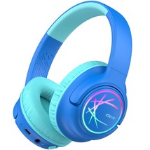 iClever Kids Bluetooth Headphones with LED Lights, BTH18 Safe Volume 74/85/94dBA - £44.19 GBP