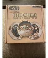 Disney Star Wars Mandalorian The Child Shaped Playing Cards Deck NEW Sealed - £8.20 GBP