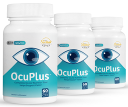 3 Pack OcuPlus, fórmula antioxidante de alta potencia para ojos-60 Cápsu... - $98.99