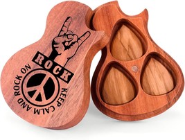 Guitar Pick Holder Case For Bass, Electric, Acoustic Guitars With 3Pcs Guitar - £31.45 GBP