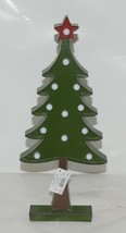 Midwest Gifts Ganz MX176211 Green metal Lighted Christmas Tree 16 Inches Tall image 1