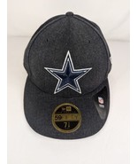 Dallas Cowboy Low Profile New Era 59Fifty Fitted Hat 7 7/8 Grey - €25,86 EUR