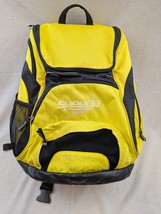 SPEEDO 35L Teamster Large Swim Backpack w/ Wet &amp; Dirt Compartment Neon Y... - $34.64