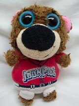 Lehigh Valley Iron Pigs Baseball BIG EYED BEAR 5&quot; Plush STUFFED ANIMAL Toy - $14.85
