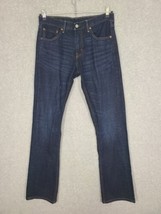 Levi&#39;s Men&#39;s 527 Jeans Mid Rise Dark Wash Bootcut 32 x 34 - £15.10 GBP