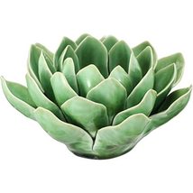 A and B Home A&amp;B Home 6-inch Blooming Artichoke Ceramic Tealight Candle Holder - £24.74 GBP