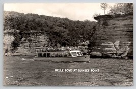 RPPC Belle Boyd At Sunset Point Wisconsin Dells Postcard B43 - £7.15 GBP