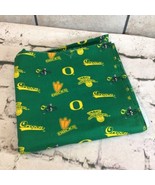 University Of Oregon Ducks Fabric Green Sports Print Measures 44” by 2Yrds - £23.29 GBP