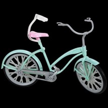 Barbie Bike for Doll Toy Green and Pink Bicycle Mattel - £19.98 GBP