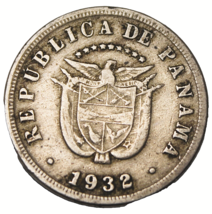 Panama 5 Centesimos 1932~Rare~332,000 Minted~Free Shipping~#A99 - £4.69 GBP