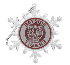 Saved By The Bell Bayside Tigers Snowflake Lit Holiday Christmas Tree Ornament - £12.98 GBP