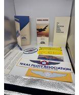 Vintage Texas Pilots Association Collection - Bumper Sticker, Patch, AOP... - $17.41