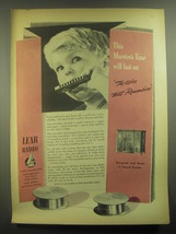 1945 Lear Radio Ad - This Maestro&#39;s Tune will last on the Wire that remembers - £14.12 GBP